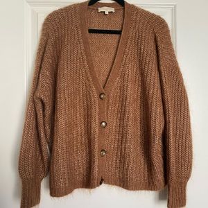 Sezane Brown Cardigan